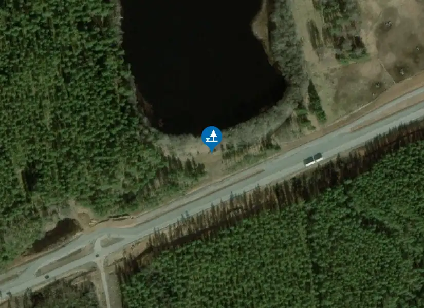 Satellitbild över Gysjön