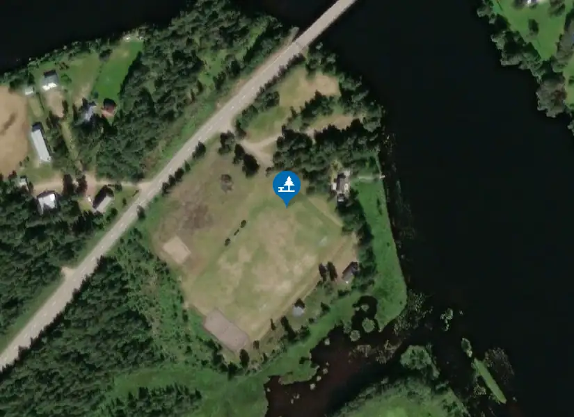 Satellitbild över Rastplats vid Ljusnan