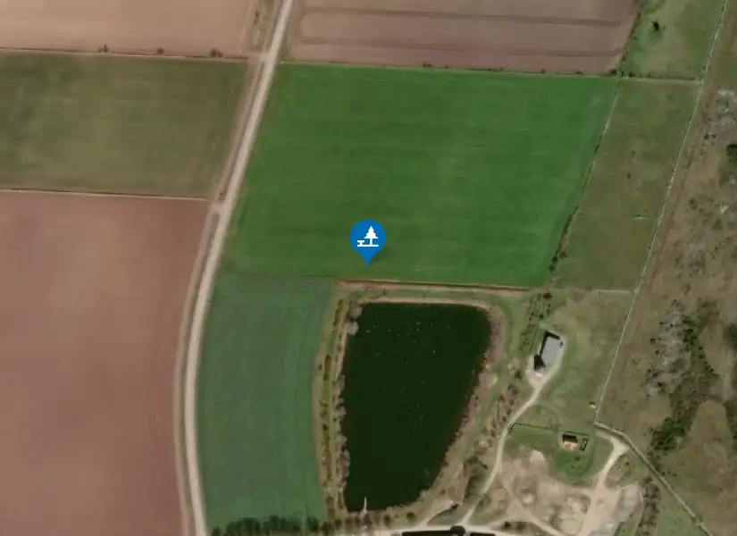 Satellitbild över Albrunna