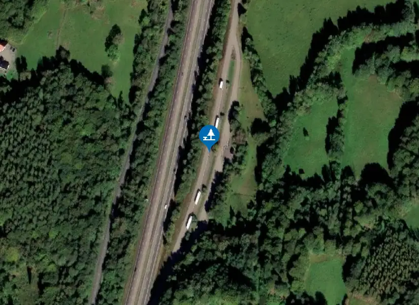Satellitbild över Kungsrasten
