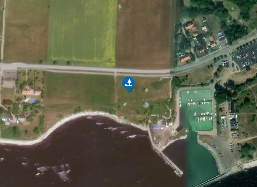 Satellitbild över Smygehuk