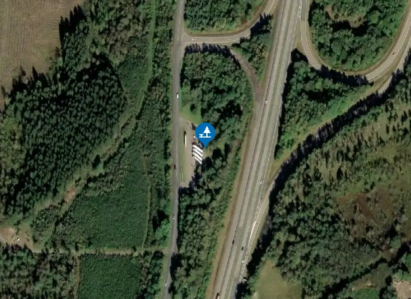 Satellitbild över Hallandsås