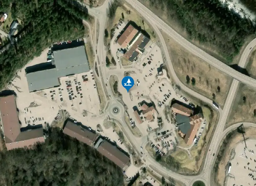 Satellitbild över Dala Hästen