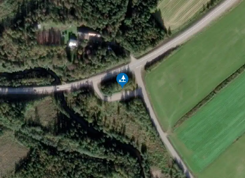 Satellitbild över Pengån