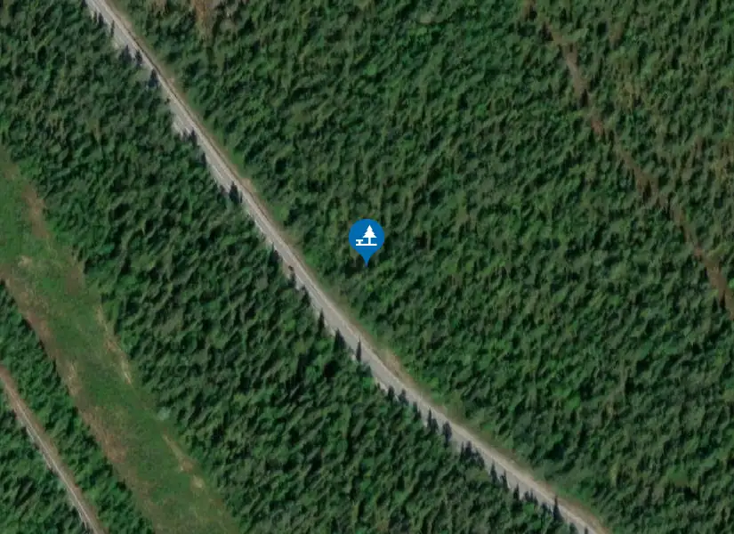 Satellitbild över Porjus