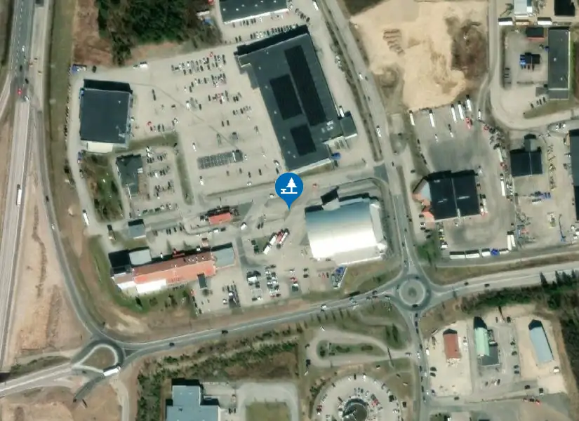 Satellitbild över Ljungbystopp