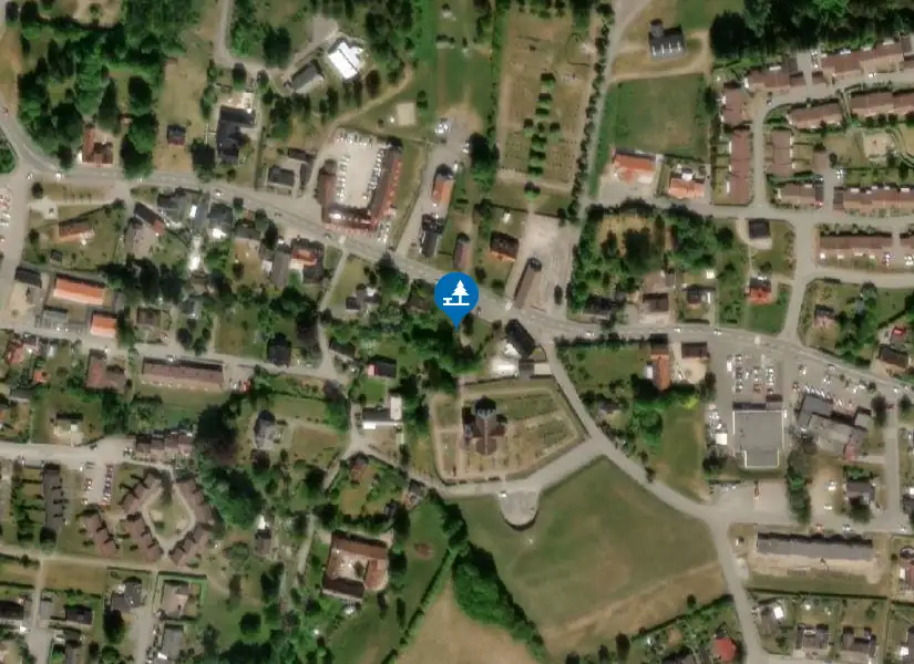 Satellitbild över Vägstationen Brösarp