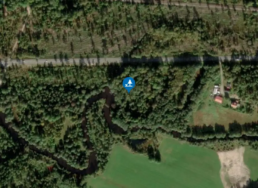 Satellitbild över Forsheda Väster Om Värnamo