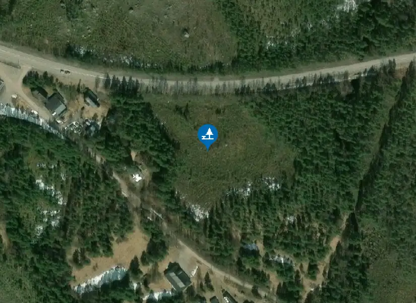 Satellitbild över Glissjöberg (Björnhammaren)