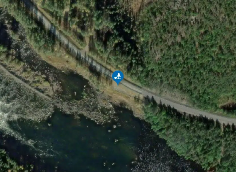 Satellitbild över Beukaforsen