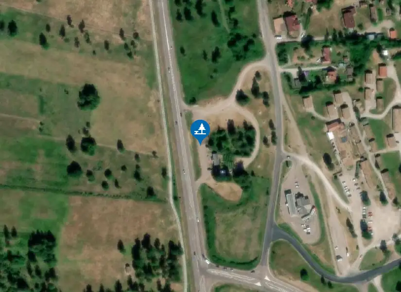 Satellitbild över Gärdebyn