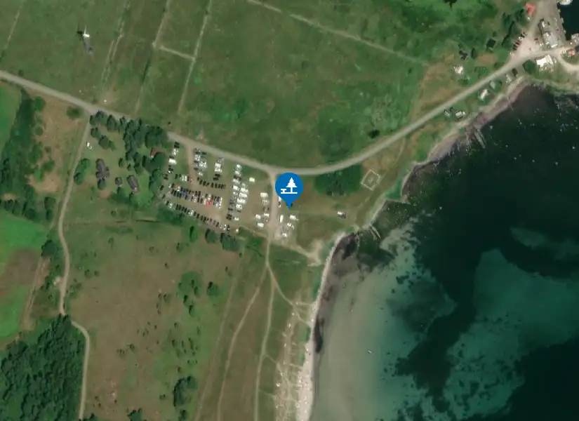 Satellitbild över Bläsinge hamn