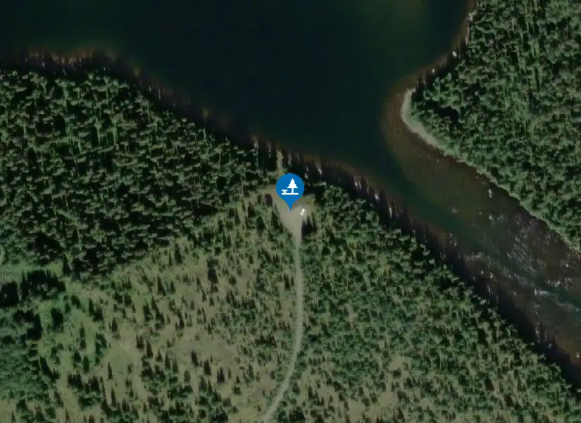 Satellitbild över Djupseleforsen