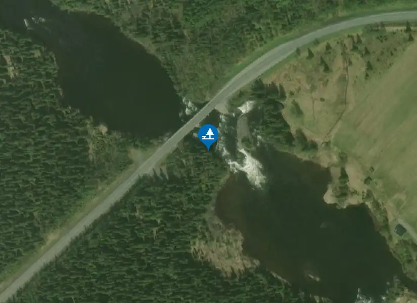 Satellitbild över Enanfors