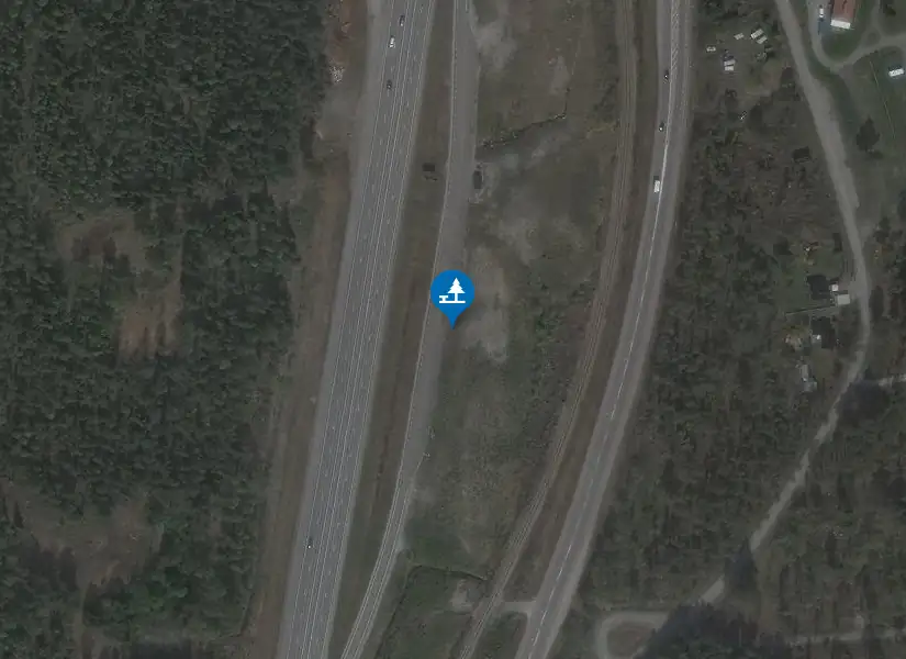 Satellitbild över Informationstavla Sundsvall