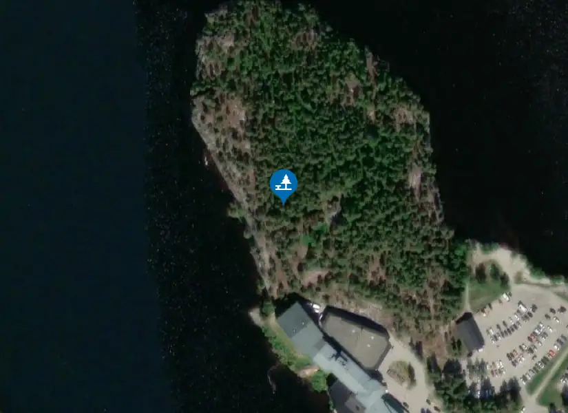 Satellitbild över Korpberget