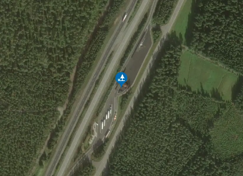 Satellitbild över Krängsberg