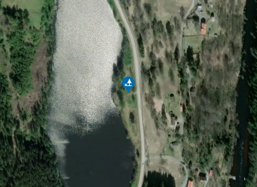 Satellitbild över Kyrkebytjärn