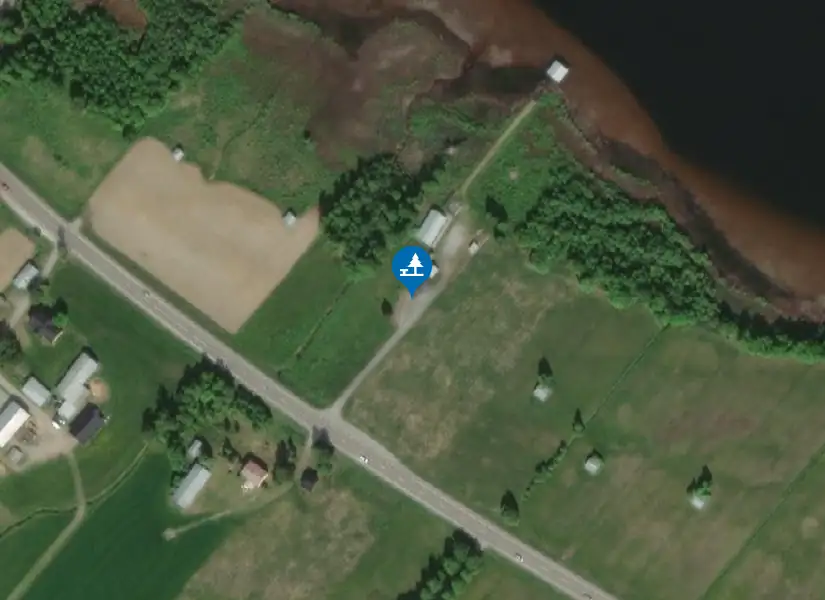 Satellitbild över Laxfisket
