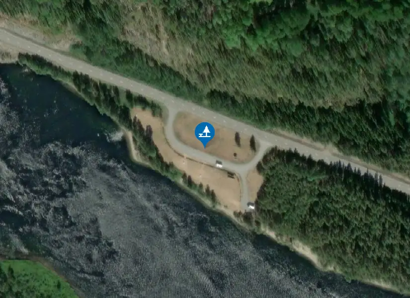 Satellitbild över Prästberget