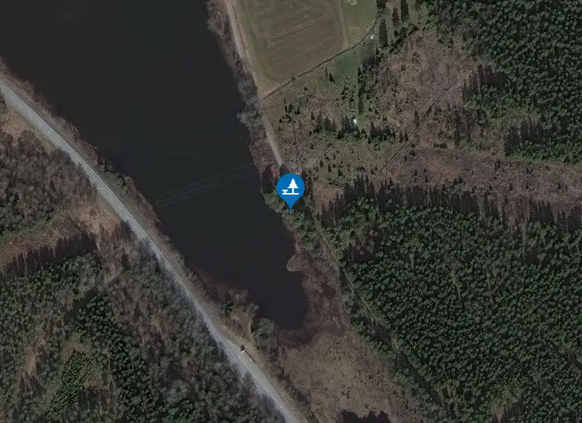 Satellitbild över Rastplats Lången