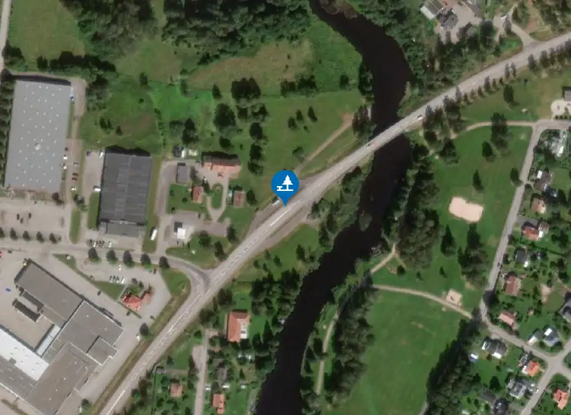 Satellitbild över Rastplats Tideberg Norra