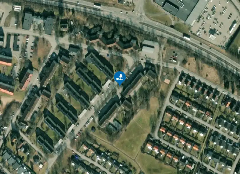 Satellitbild över Rastplats Vindarnas väg