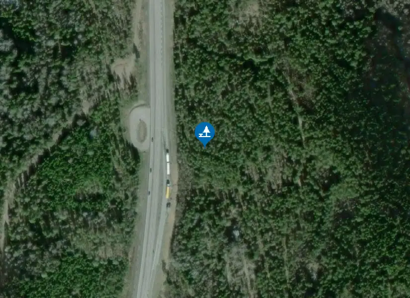 Satellitbild över Skarvberget