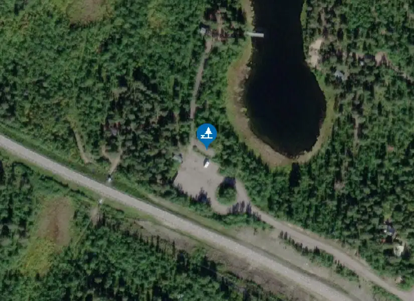 Satellitbild över Torneträsk