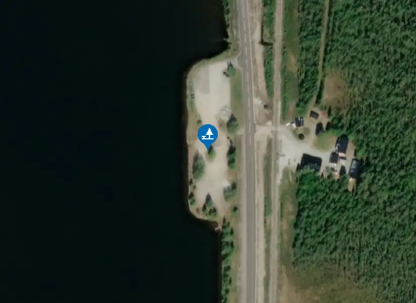 Satellitbild över Sasskam Jokkmokk norra
