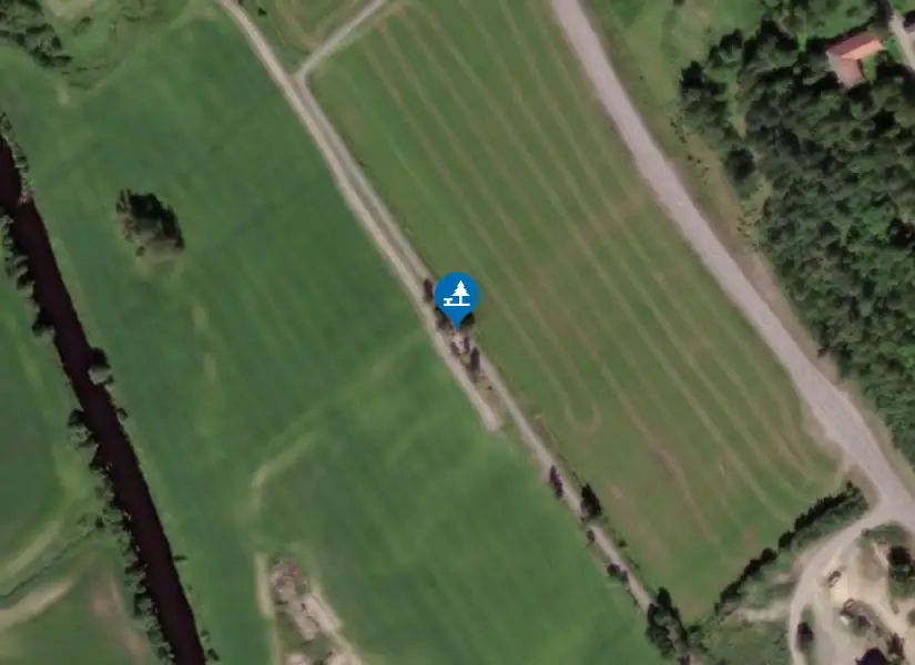 Satellitbild över Hedströmmen rastplats