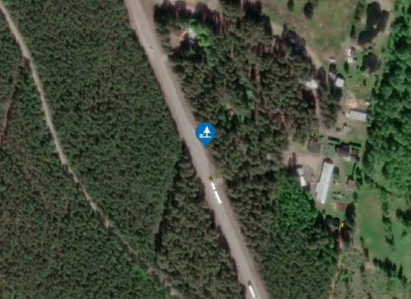 Satellitbild över Rastplats E4 Bureå