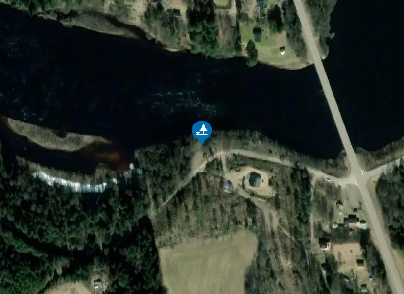 Satellitbild över Klarälven rastplats