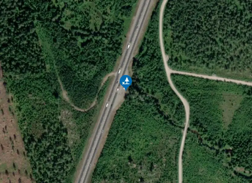 Satellitbild över Rastplats E4