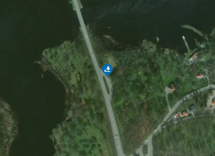 Satellitbild över Brokinds Naturreservat
