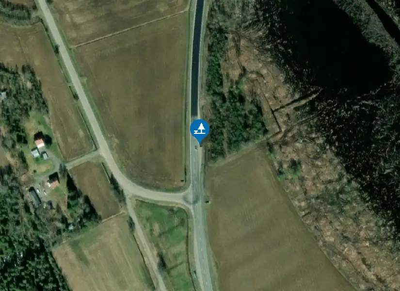 Satellitbild över Södra Broänge