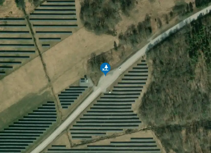 Satellitbild över Strängnäs Solpark