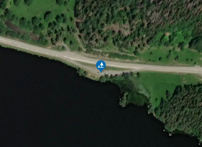 Satellitbild över Stenhammars skans