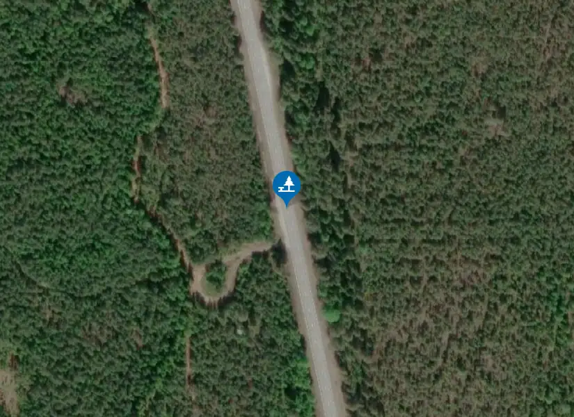 Satellitbild över E4 Bureå