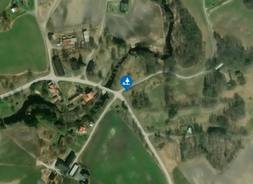 Satellitbild över Kolsjöån