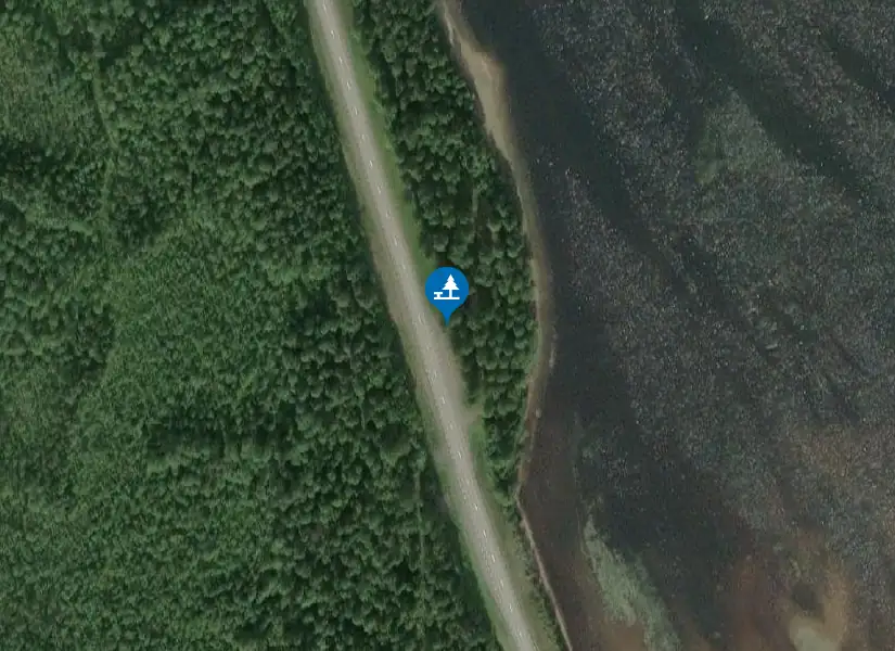 Satellitbild över Luleälv
