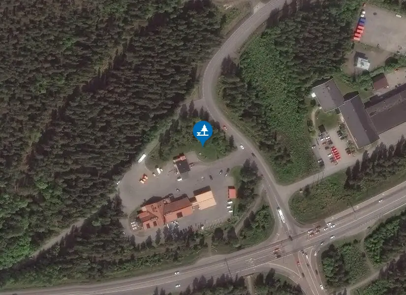 Satellitbild över OKQ8 Solbacken