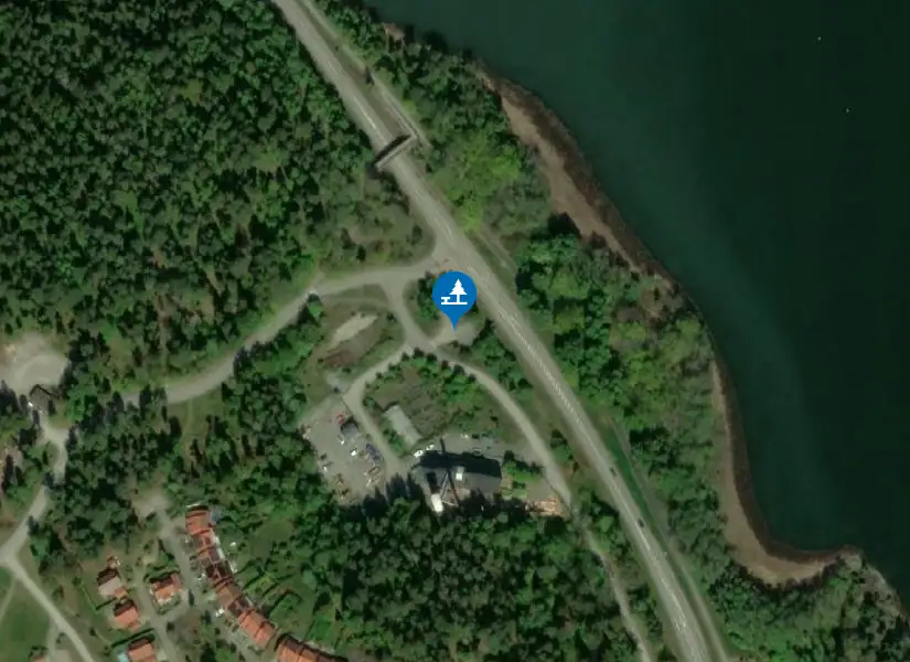 Satellitbild över Kullö Värmeslingan
