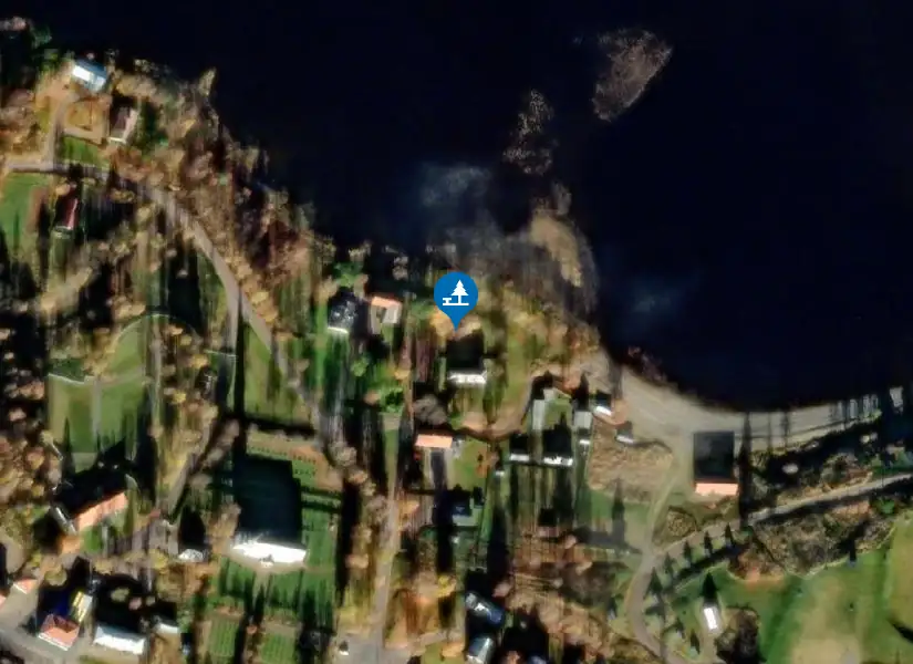 Satellitbild över Gammelkyrka