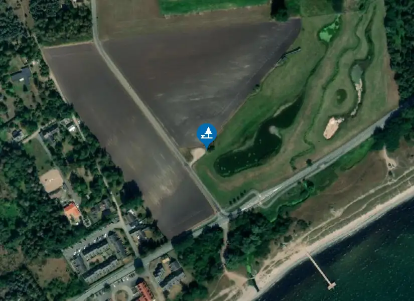 Satellitbild över Äspövägen