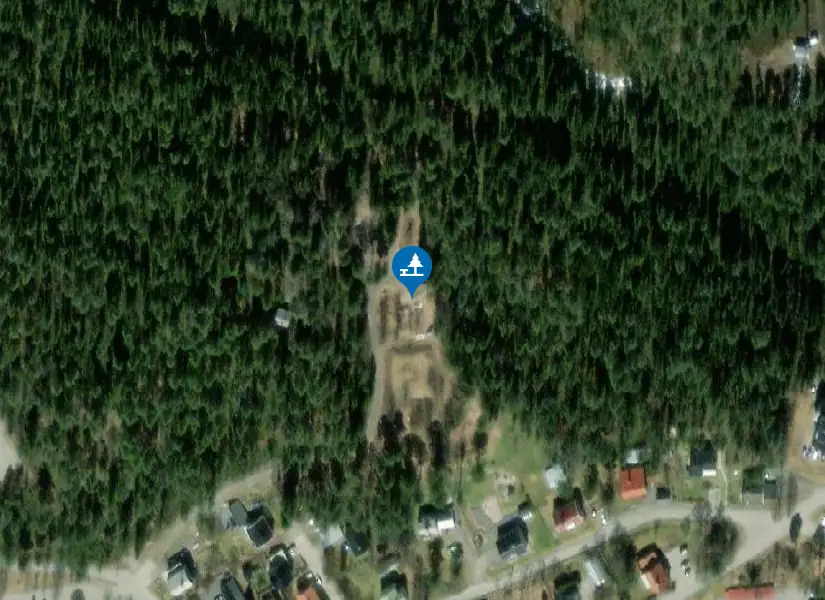 Satellitbild över Kyrkberget