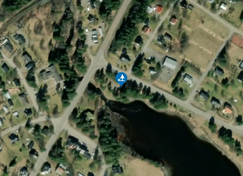 Satellitbild över Hotingsjön