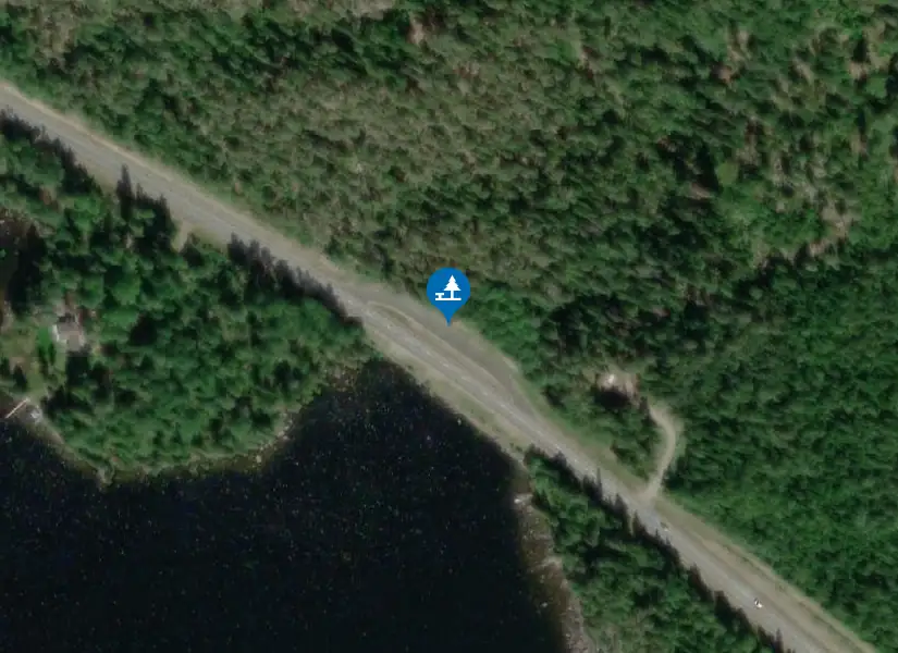 Satellitbild över Rällsjön