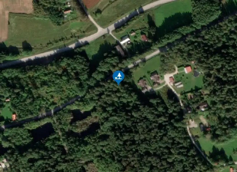 Satellitbild över Loreskogen