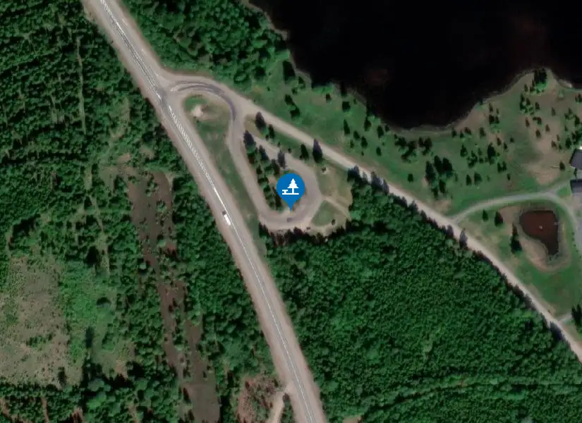 Satellitbild över Hänsjön